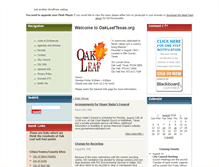 Tablet Screenshot of oakleaftexas.org